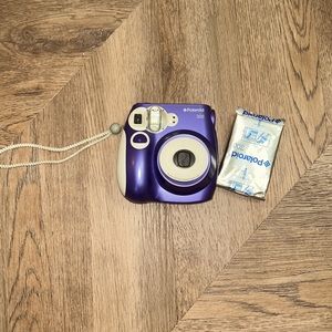 Polaroid 300 Purple Camera W/ Film